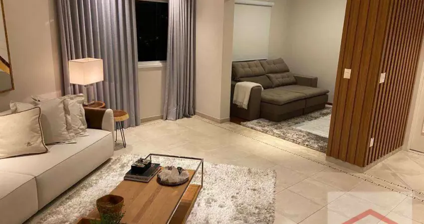 Apartamento com 3 dormitórios ( suítes ) à venda, 180 m² por r$ 2.250.000 - locação: r$ 10.800 - chácara urbana - jundiaí/sp