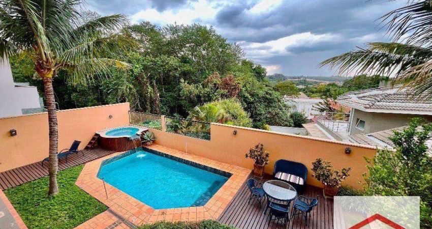 Casa com 3 suítes à venda no Condomínio Portal do Paraiso 2, 407 m² por R$ 2.940.000 - Loteamento Portal do Paraiso - Jundiaí/SP