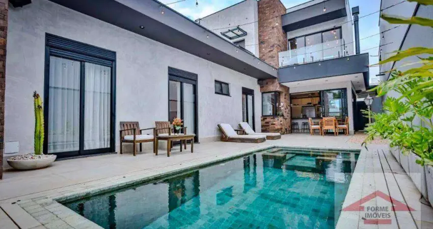 Casa com 3 dormitórios no brisas da mata, 220 m² - venda por r$ 3.180.000 ou aluguel por r$ 20.900/mês - recanto quarto centenário - jundiaí/sp