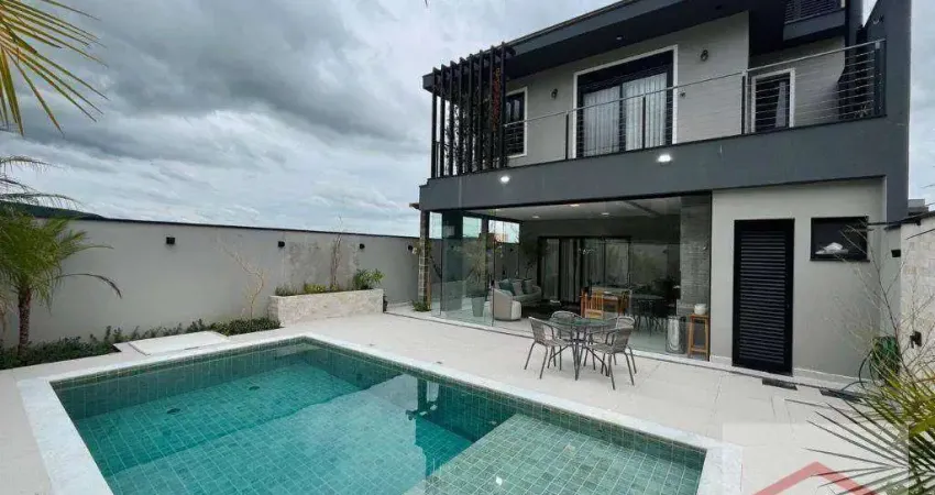 Casa com 3 dormitórios ( 3 suítes ) no reserva ermida , 275 m² - venda por r$ 2.298.000 - jundiaí/sp