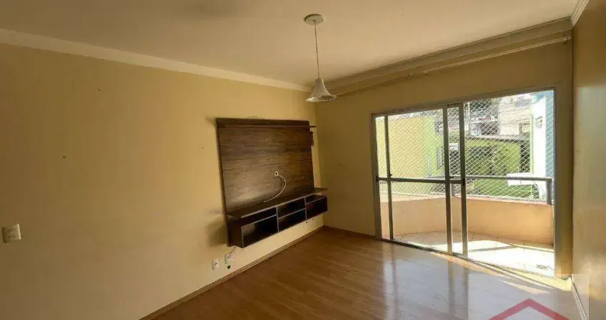 Apartamento com 3 dormitórios para alugar, 100 m² por R$ 2.910,00/mês - Vila Aparecida - Jundiaí/SP