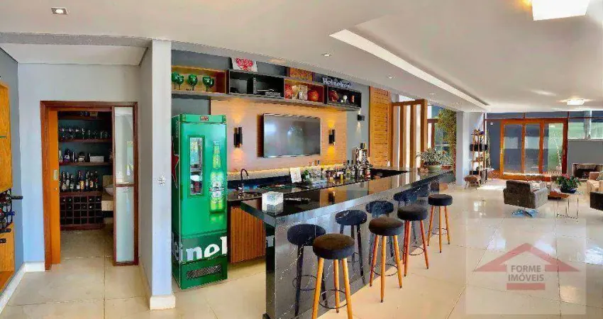 Casa com 3 dormitórios ( suítes ), 541 m² - venda por R$ 3.800.000 ou aluguel por R$ 18.500/mês - Jardim Novo Mundo - Jundiaí/SP