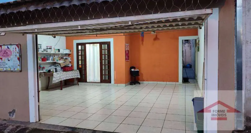 Casa térrea com 2 quartos, sendo 1 suíte e edícula à venda, 132 m² por r$ 553.000 - parque residencial jundiaí - jundiaí/sp