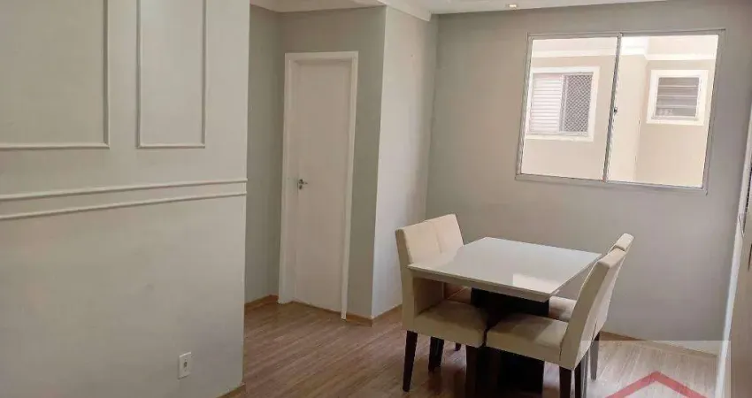 Apartamento com 2 dormitórios para alugar, 52 m² por r$ 2.560,00/mês - recanto quarto centenário - jundiaí/sp