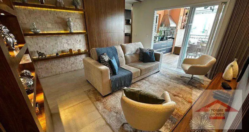 Apartamento com 2 dormitórios ( suítes ) no montalto, 117 m² - venda por r$ 1.500.000 ou aluguel por r$ 8.000/mês - jardim santa teresa - jundiaí/sp