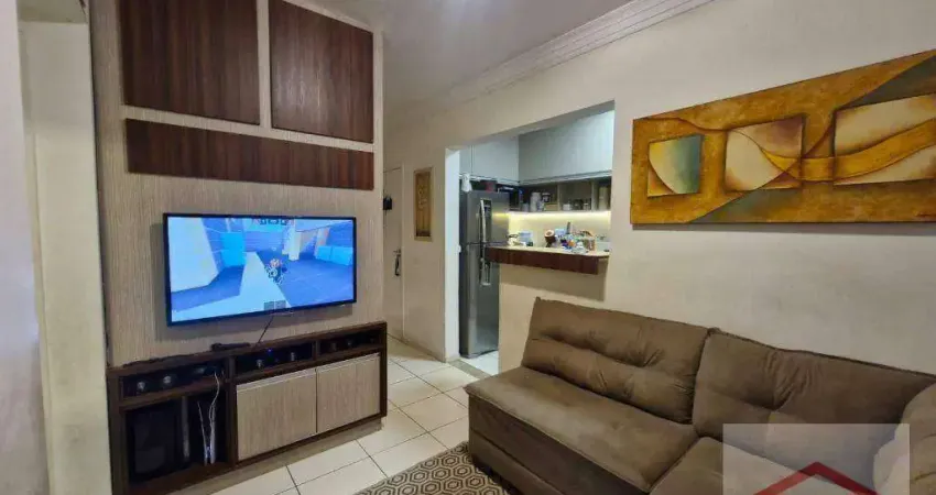 Apartamento no spazio jandaia com 2 dormitórios à venda,57 m² por r$ 330.000 - ponte de são joão - jundiaí/sp