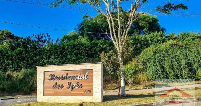 Terreno à venda Condomínio Residencial dos Ipês, 296 m² por R$ 350.000 - Engordadouro - Jundiaí/SP