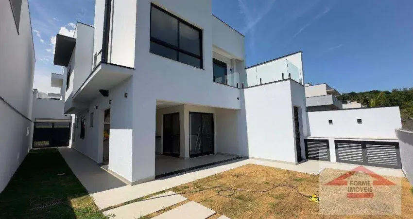 Casa com 4 dormitórios ( sendo suítes ) à venda no brisas da mata, 271 m² por r$ 2.750.000 - jardim samambaia - jundiaí/sp