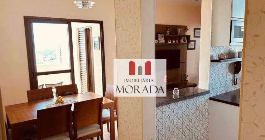 Apartamento com 3 dormitórios à venda, 74 m² por R$ 630.000 - Urbanova - São José dos Campos/SP