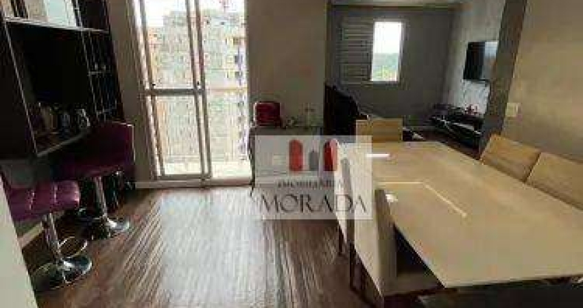 Apartamento com 2 dormitórios à venda por R$ 370.000 - Parque Residencial Flamboyant - São José dos Campos/SP