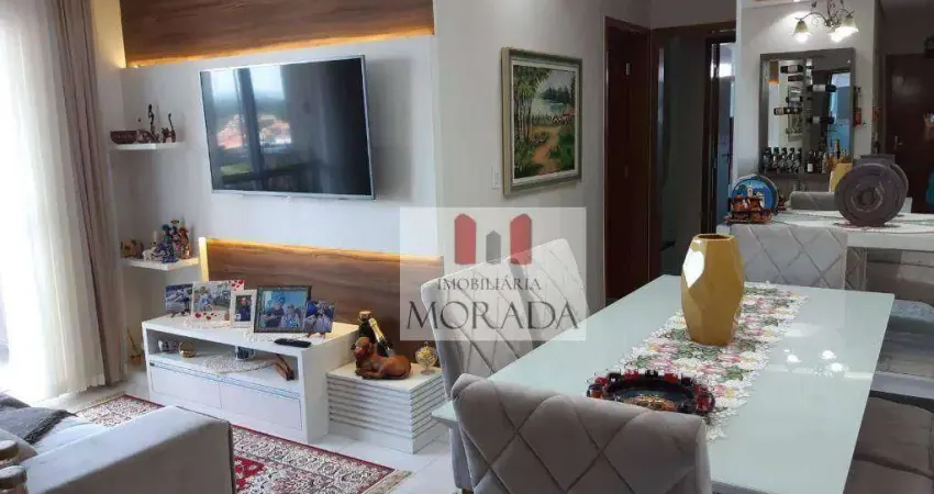 Apartamento com 2 dormitórios, 63 m² - venda por r$ 690.000,00 ou aluguel por r$ 4.852,00/mês - parque industrial - são josé dos campos/sp