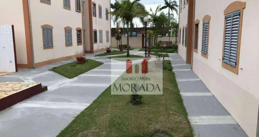 Apartamento com 2 dormitórios à venda, 60 m² por r$ 350.000,00 - praia do sapê - ubatuba/sp