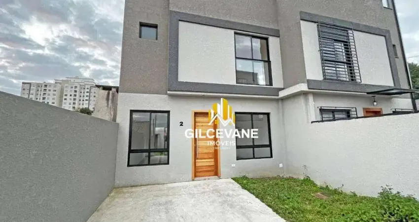 Sobrado com 3 dormitórios à venda, 102 m² por R$ 679.000 - Lindóia - Curitiba/PR