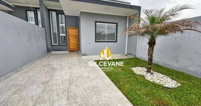 Casa com 3 dormitórios à venda, 65 m² por r$ 450.000 - santa terezinha - fazenda rio grande/pr