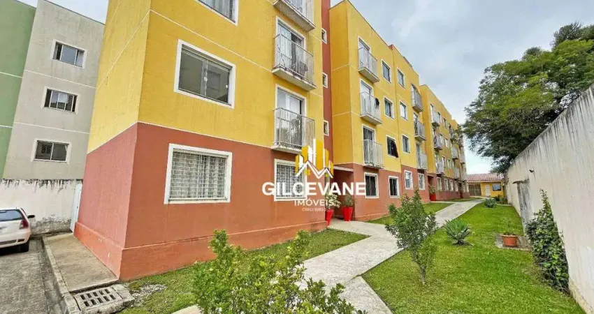 Apartamento semi-mobiliado com 2 dormitórios, 47 m² - venda por r$ 210.000 ou aluguel por r$ 1.850 c/ condomínio e iptu/mês - são gabriel - colombo/pr