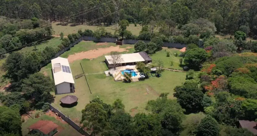 Chácara com 16 dormitórios, 19000 m² - venda por r$ 7.500.000,00 ou aluguel por r$ 31.000,00/mês - pinhal - cabreúva/sp