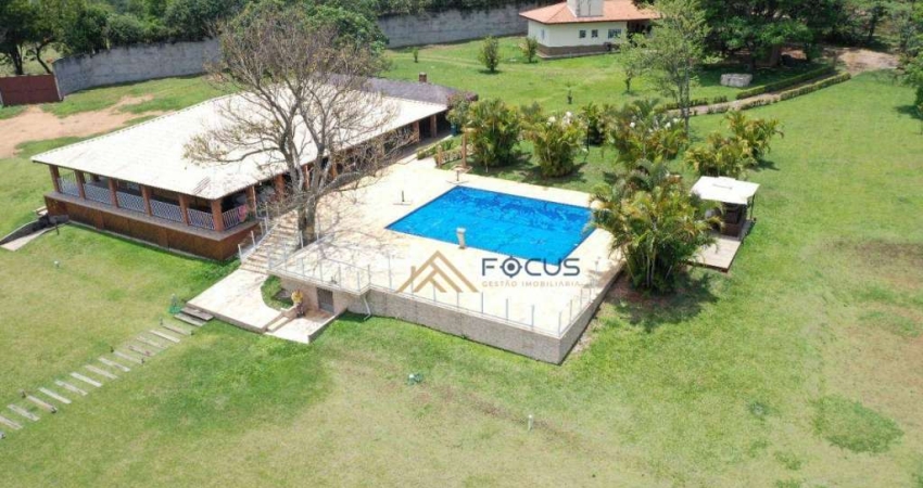 Chácara com 16 dormitórios, 19000 m² - venda por R$ 7.500.000,00 ou aluguel por R$ 31.000,01/mês - Pinhal - Cabreúva/SP