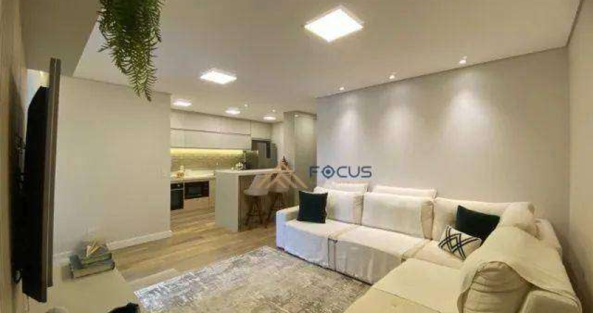 Apartamento com 3 dormitórios à venda, 101 m² por R$ 1.150.000,00 - Horto Florestal - Jundiaí/SP