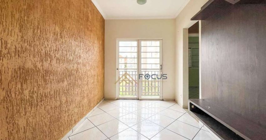 Apartamento com 2 dormitórios para alugar, 45 m² por R$ 2.190,87/mês - Vila Nambi - Jundiaí/SP