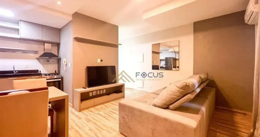 Apartamento duplex (cobertura) com 1 dormitório, 61 m² - venda por r$ 630.000 ou aluguel por r$ 4.130/mês - vila arens - jundiaí/sp