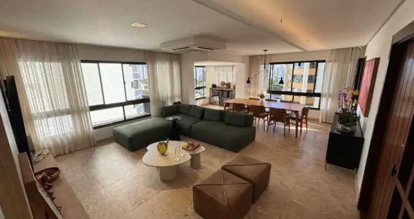 Caminho das árvores, apartamento para venda, 03 quartos com 03 suítes, 181,75m2, mobiliado,   salvador/ba.