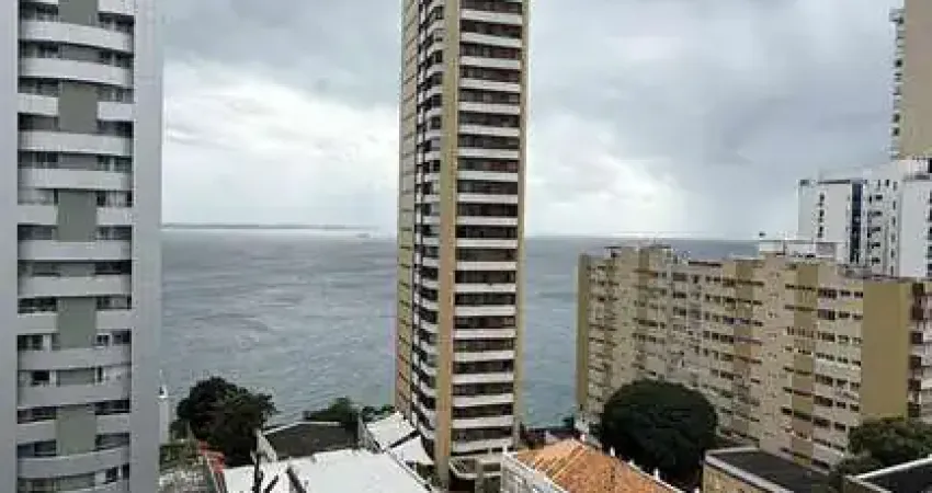Corredor da vitoria, apartamento para venda, 03 quartos, 117m2, vista mar, salvador-ba.