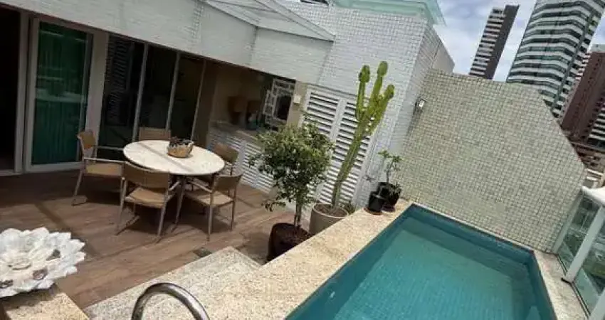 Cobertura para venda em salvador, ondina, 2 dormitórios, 1 suíte, 2 banheiros, 3 vagas