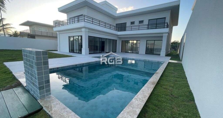 Maravilhosa Casa 6 suítes Frente Mar Porteira Fechada em Jacuípe R$ 4.100.000,00
