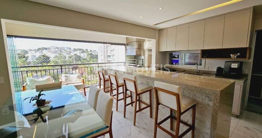 Imperdível oportunidade de adquirir apartamento de alto padrão no Swiss Park, Campinas-SP: 3 quartos, 3 suítes, 2 salas, 2 banheiros, 2 vagas de garagem, 130m² de área.