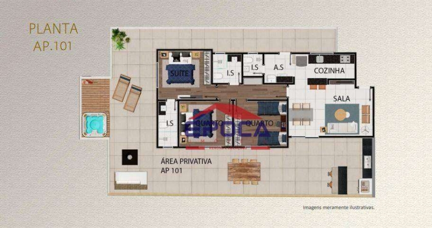 Apartamento Garden com 3 dormitórios à venda, 183 m² por R$ 1.290.000,00 - Cruzeiro - Belo Horizonte/MG