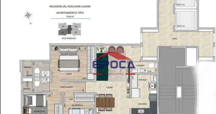 Apartamento à venda, 73 m² por R$ 1.220.000,00 - Santa Efigênia - Belo Horizonte/MG