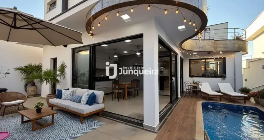 Casa em condomínio à venda, 3 quartos, 3 suítes, 4 vagas, santa rosa - piracicaba/sp