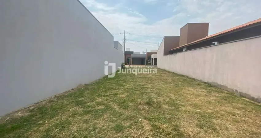Terreno em condomínio fechado à venda no Água Branca, Piracicaba 