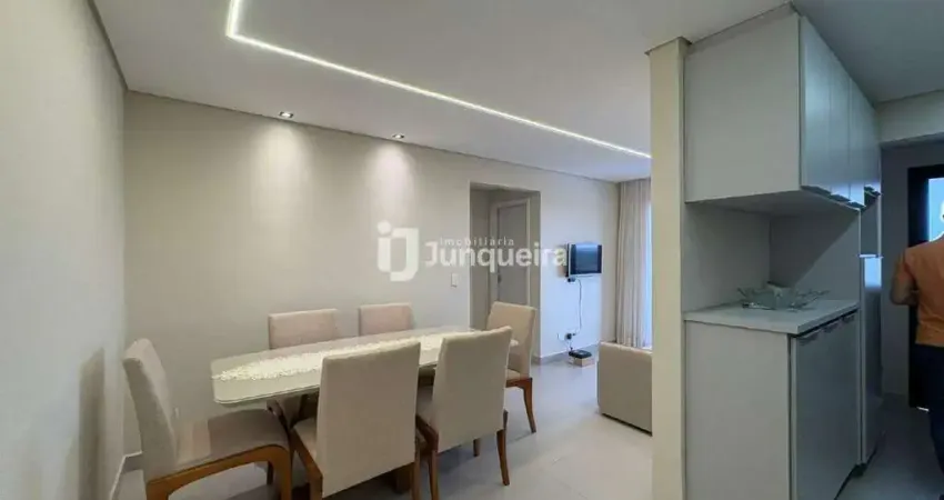 Apartamento à venda, 2 quartos, 1 suíte, 2 vagas, chácara esperia - piracicaba/sp