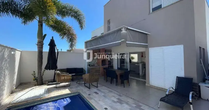 Casa em condomínio à venda, 3 quartos, 1 suíte, 2 vagas, lazuli club - piracicaba/sp