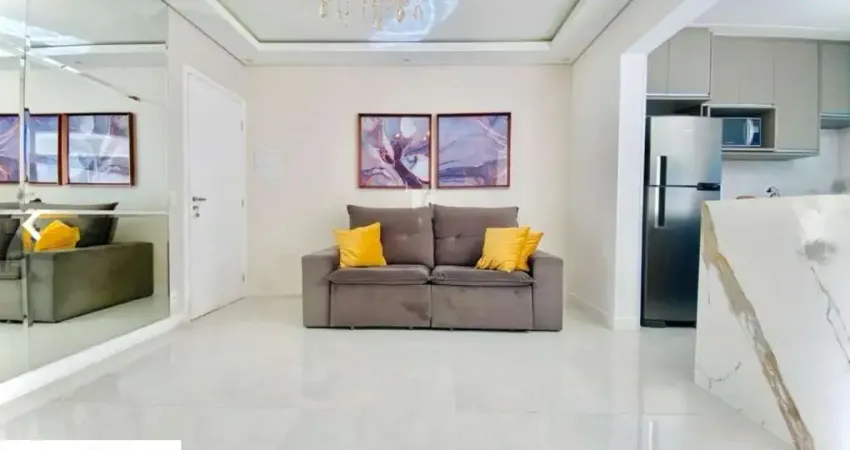 APARTAMENTO DE 2 QUARTOS (1 SUITE), SALA INTEGRADA COM ESPAÇO GOURMET E 2 VAGAS COBERTAS