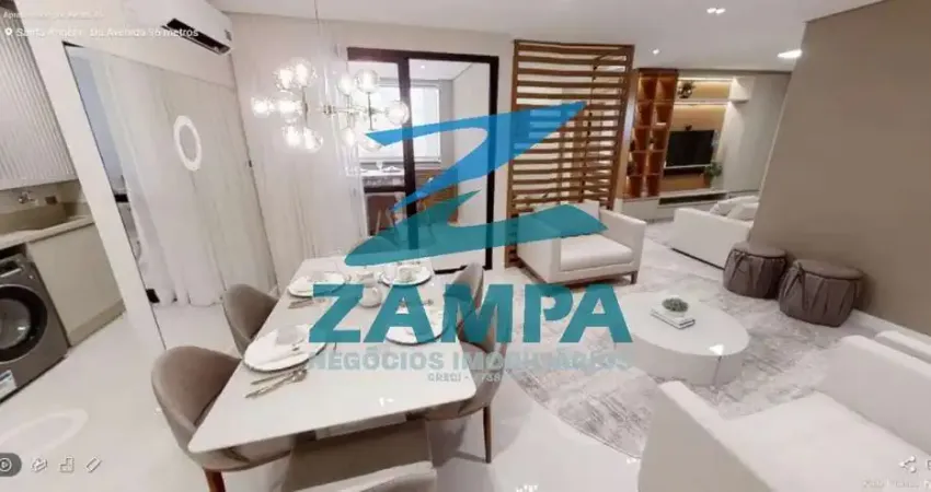 APARTAMENTO NA PLANTA DE 2 QUARTOS (1 SUITE), SALA 2 AMBIENTES, 1 VAGA E LOCALIZAÇÃO PRIVILEGIADA