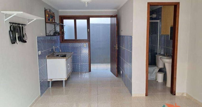 Casa com 1 dormitório, 61 m² - venda por R$ 280.000,00 ou aluguel por R$ 1.907,61/mês - Martim de Sá - Caraguatatuba/SP