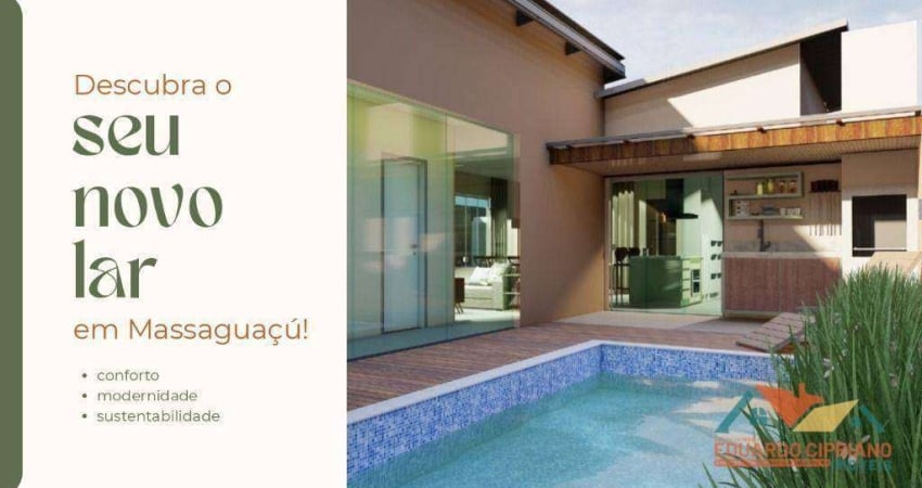 Casa com 3 dormitórios à venda, 105 m² por R$ 800.000,00 - Massaguaçu - Caraguatatuba/SP
