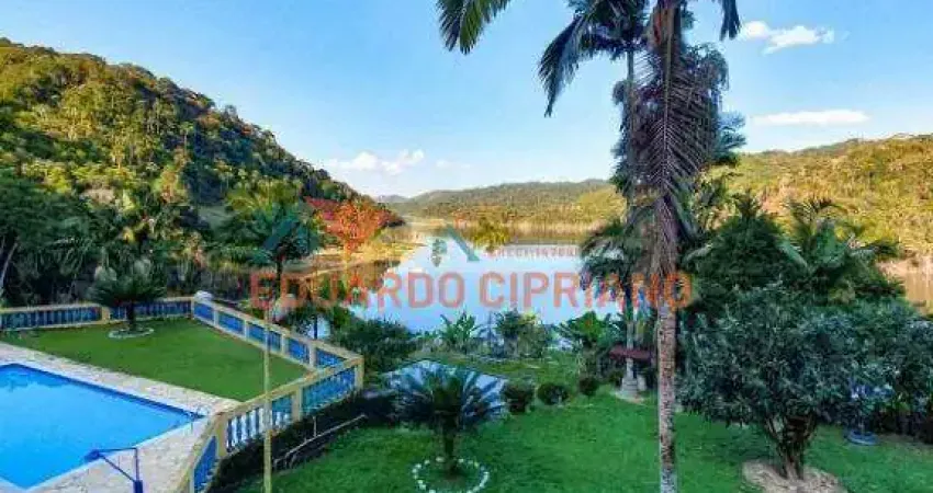 Sítio com 4 dormitórios à venda, 130000 m² por r$ 2.500.000,00 - zona rural - paraibuna/sp