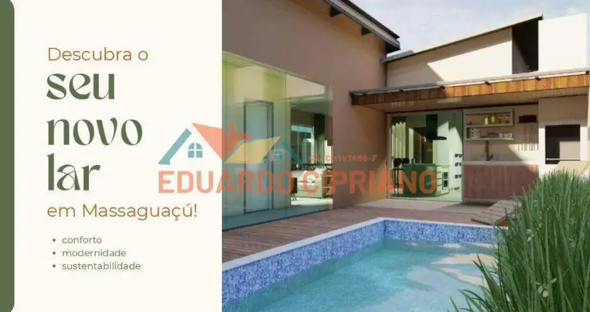 Casa com 3 dormitórios à venda, 105 m² por r$ 800.000,00 - massaguaçu - caraguatatuba/sp