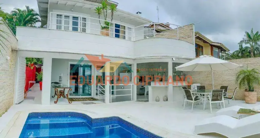 Casa com 6 dormitórios à venda por r$ 4.000.000,00 - massaguaçu - caraguatatuba/sp