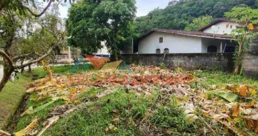 Terreno em excelente localização em caraguatuba rua pavimentada