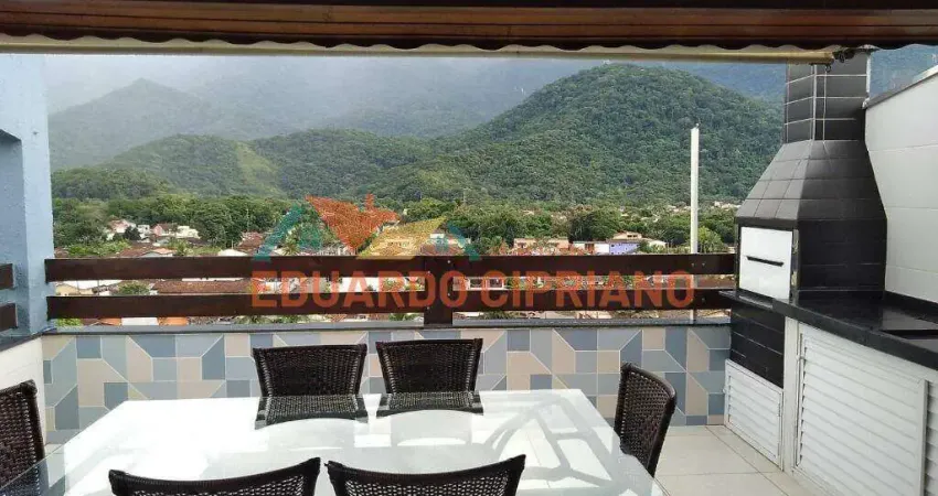 Apartamento com 2 dormitórios à venda, 101 m² por r$ 600.000,00 - massaguaçu - caraguatatuba/sp