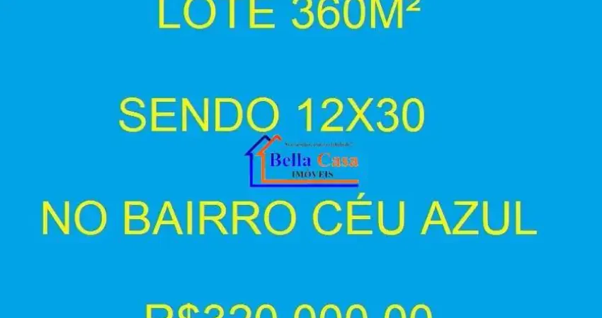 Terreno à venda na Rua Ana de Alvarenga Campos, Céu Azul, Belo Horizonte