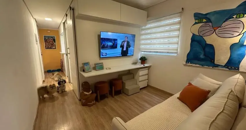 Lindo apartamento de 1 dormitório na Ponta da Praia - Santos