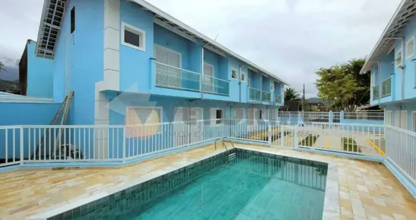 Sobrado em condomínio à venda em Caraguatatuba, Massaguaçu, com 2 quartos, 78m²