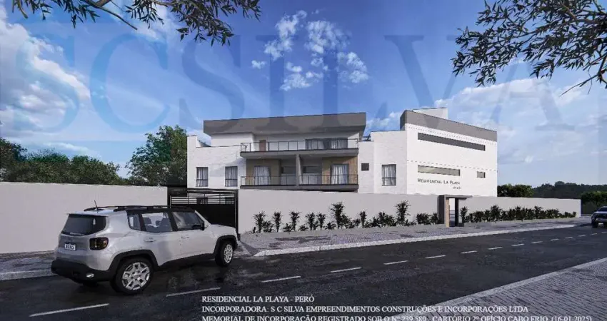 R$ 329.000 - lançamento no peró, em cabo frio/rj - apartamento com 2 quartos a venda.