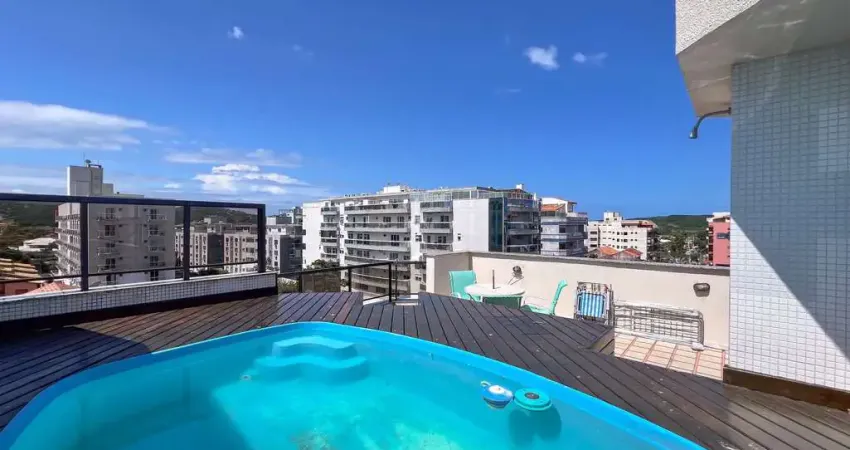R$ 1.300.000 - cobertura duplex 4 quartos com piscina na passagem, em cabo frio/rj