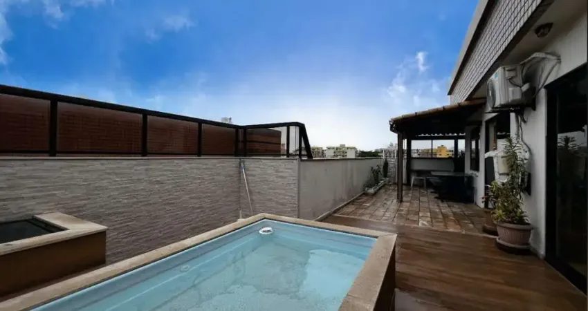 R$ 1.790 - milhão. cobertura com 3 quartos à venda na passagem, cabo frio, rj